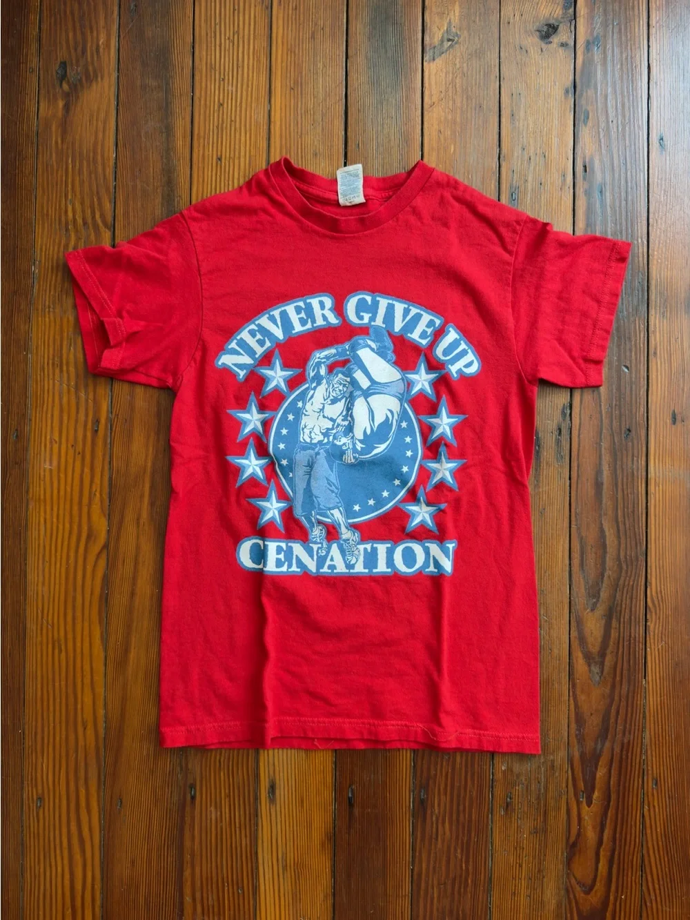 Delta Pro-Weight John Cena Never Gove Up You Can’t See Me double sided t